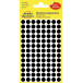 Avery Ronde etiketten diameter 8 mm, zwart, 416 stuks