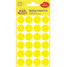 Avery Etiquettes ronds diamètre 18 mm, jaune, 96 pièces