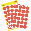 Avery Dennison Round Labels 18 mm Red Pack of 96