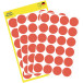 Avery Dennison Round Labels 18 mm Red Pack of 96