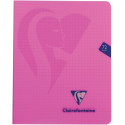Clairefontaine schrift mimesys voor ft A5, 72 bladzijden, kaft in PP, geruit 5 mm, geassorteerde kleuren