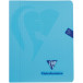 Clairefontaine schrift mimesys voor ft A5, 72 bladzijden, kaft in PP, geruit 5 mm, geassorteerde kleuren
