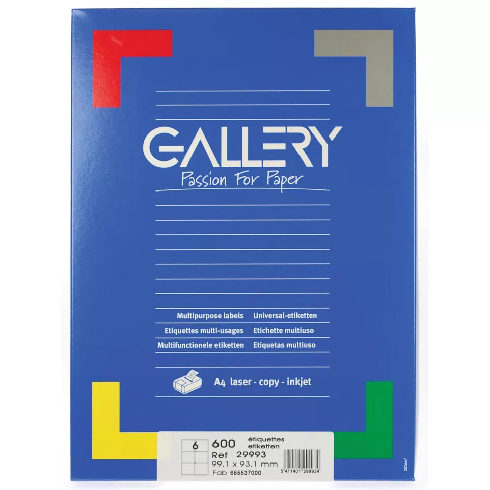Gallery witte etiketten ft 99,1 x...