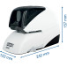 Rapid agrafeuse électrique R5050e, 50 feuilles, blanc et noir