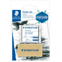 Staedtler gum, kneedgum en speciale gum, blister van 2 stuks