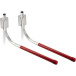 Universele rubberen rekhaak rood 550mm / 2pce