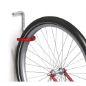 Red Rubber Wall and Ceiling Hook for Bicycle 150mm per piece