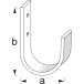 Universele wandhaak 110mm / pce