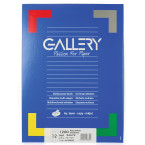 Gallery étiquettes blanches...