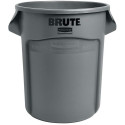 Rubbermaid collecteur Brute, sans couvercle, 76 l, gris