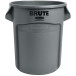 Rubbermaid collecteur Brute, sans couvercle, 76 l, gris
