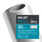 Clairefontaine Plotter Paper 914 mm x 45 m, 90 gsm, Glossy