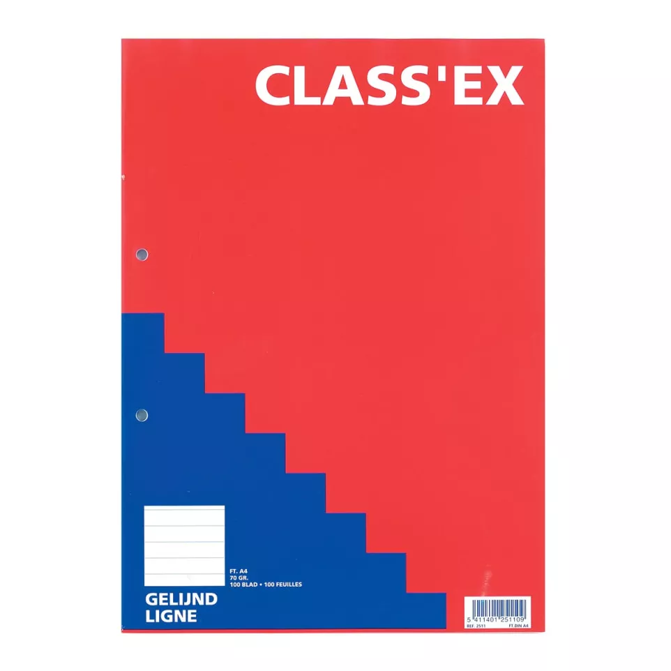 Class'ex bloc de cours, ligné