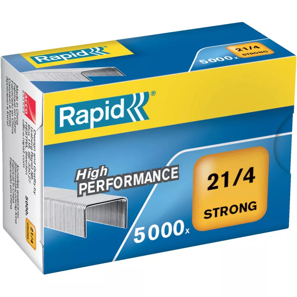 Rapid Agrafes 21/4, boîte de 5.000...