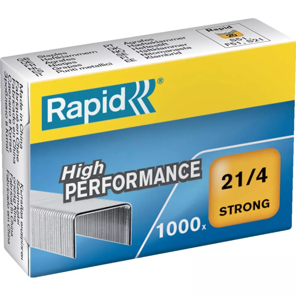 Rapid Nietjes 21/4, doos van 1.000...