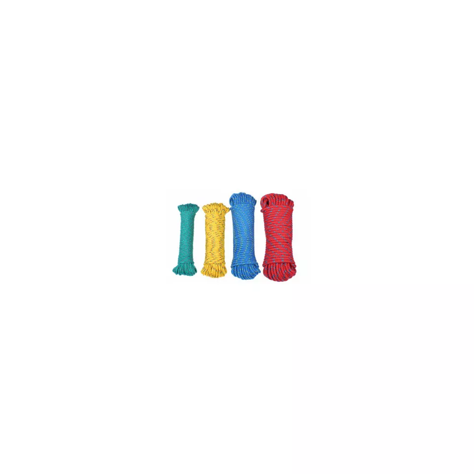 Multicolor Braided Polypropylene Rope...
