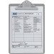MAUL Stainless Steel Clipboard A4 Portrait Silver