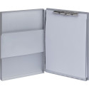 MAULassist A4 Aluminum Clipboard with Storage Compartment Left Opening