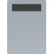 MAUL Porte-bloc Aluminium avec magnetic A4 portrait, avec pince plate