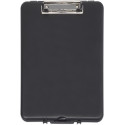 MAUL Slim Clipboard with Narrow Compartment PP A4 Portrait 34.5x24.2x3.3cm Black