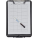 MAUL Slim Clipboard with Narrow Compartment PP A4 Portrait 34.5x24.2x3.3cm Black