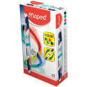 Maped Twin Tip Ballpoint Pen 4 Classic Ink Colors Medium
