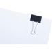 Maul clip foldback 25mm, blister de 12 pc noir