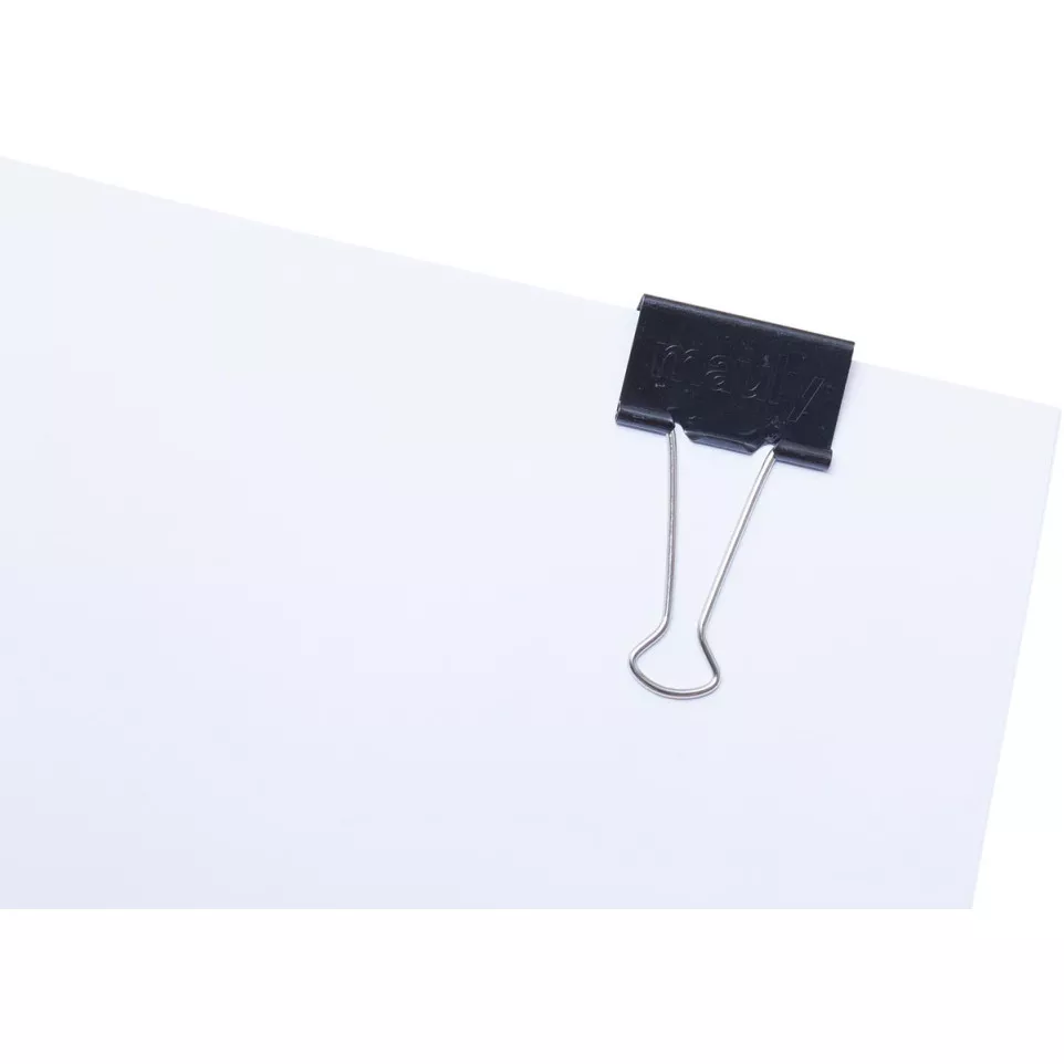 MAUL papierklem foldback 25mm blister...