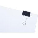 MAUL papierklem foldback 19mm blister 12 zwart