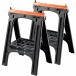 Pair of PVC Sawhorses 80x60cm per piece