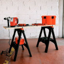 Pair of PVC Sawhorses 80x60cm per piece
