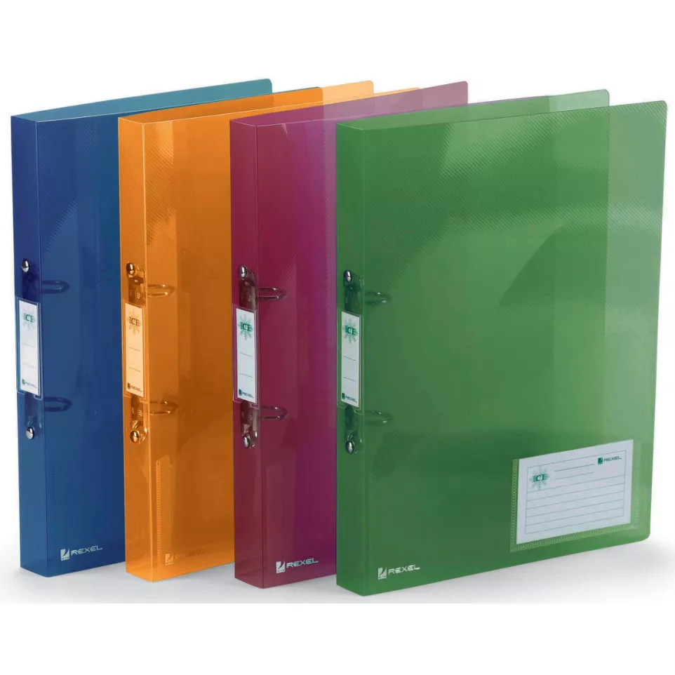 Rexel Ice Assorted Color Ring Binder...