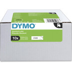 Dymo D1 tape 9 mm, zwart op...