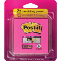 Post-it Super Sticky Notes kubus, 440 vel, ft 76 x 76 mm, geassorteerde regenboogkleuren