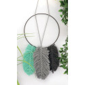 Graine Créative Macramé touw, ft 2,5 mm x 80 m, muntgroen