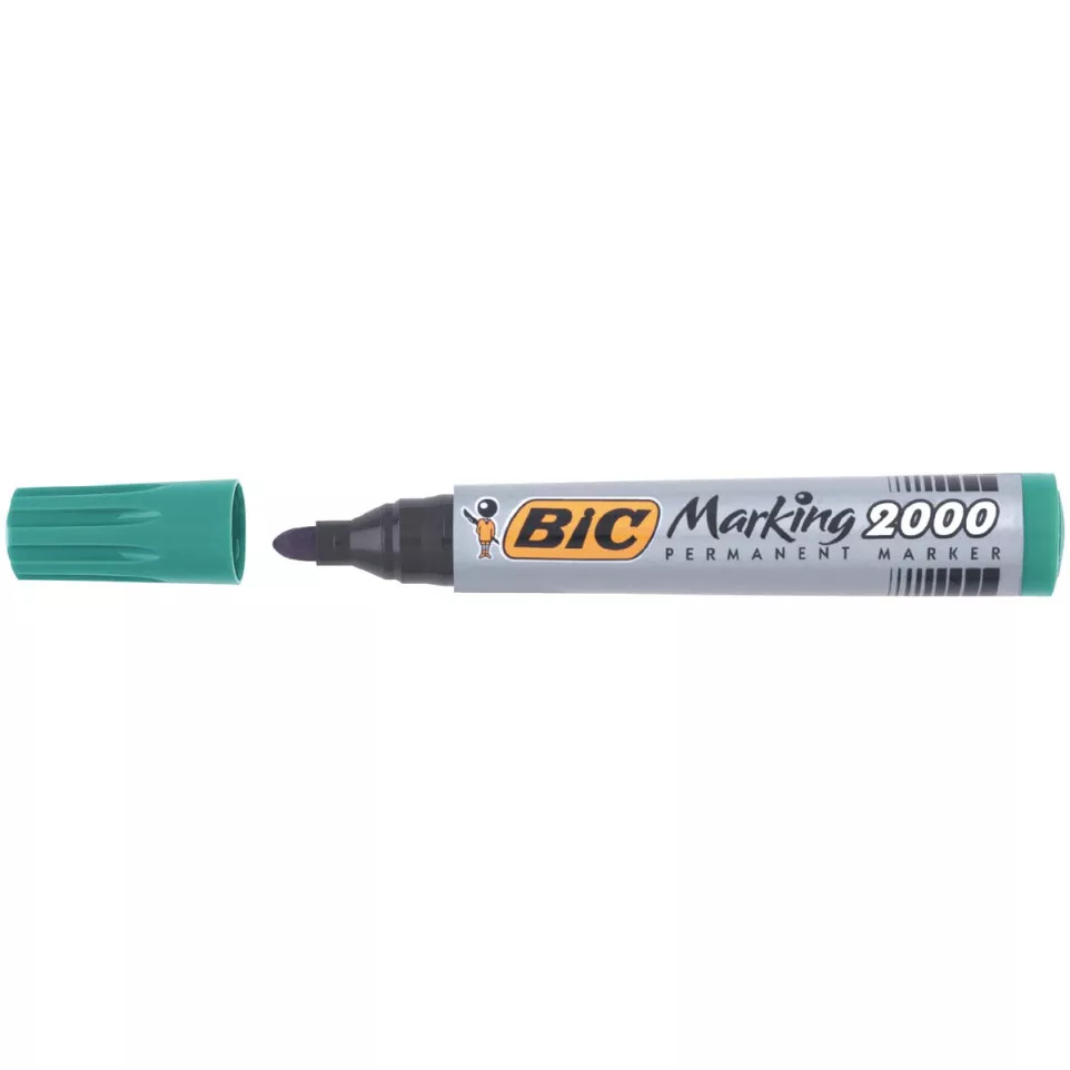 Bic permanent marker 2000-2300 groen,...