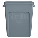 Rubbermaid Slim Jim Waste Container 60L Grey