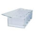 MAUL visitekaartbox acryl met deksel incl. index 11.4x19x7.2cm