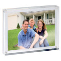 MAUL Magnetic Acrylic Photo Frame, Transparent, 15 x 11.5 x 2.4 cm
