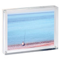 MAUL Magnetic Acrylic Photo Frame, Transparent, 15 x 11.5 x 2.4 cm