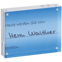 MAUL Magnetic Acrylic Photo Frame, Transparent, 15 x 11.5 x 2.4 cm