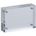 MAUL Acrylic Magnetic Photo Frame, Transparent, 7.5 x 5 x 2 cm