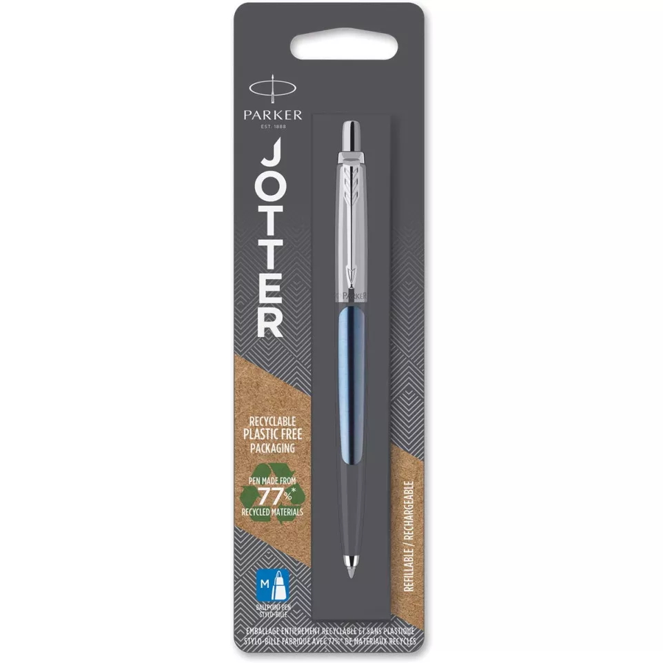 Parker Jotter Waterloo Blue Chrome...
