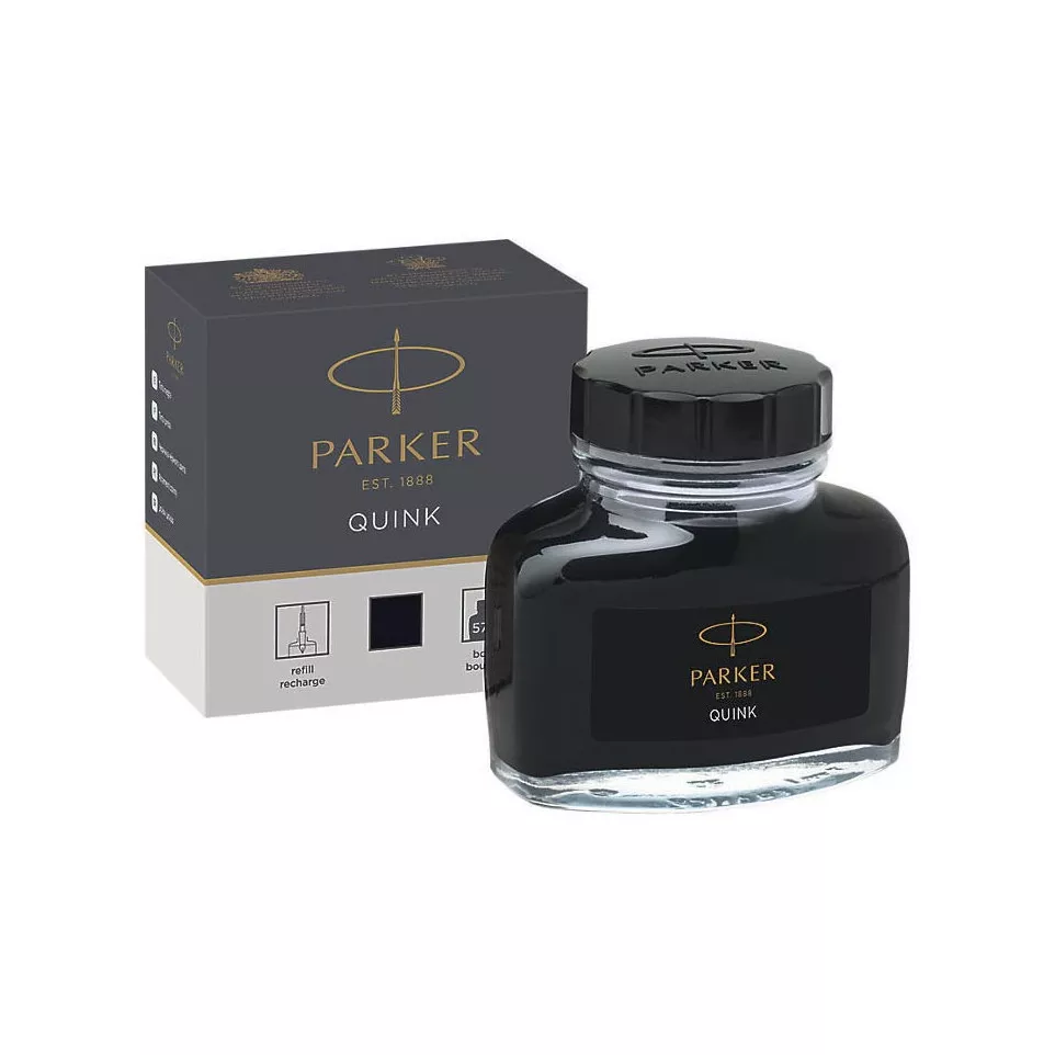 Parker Quink inktpot zwart
