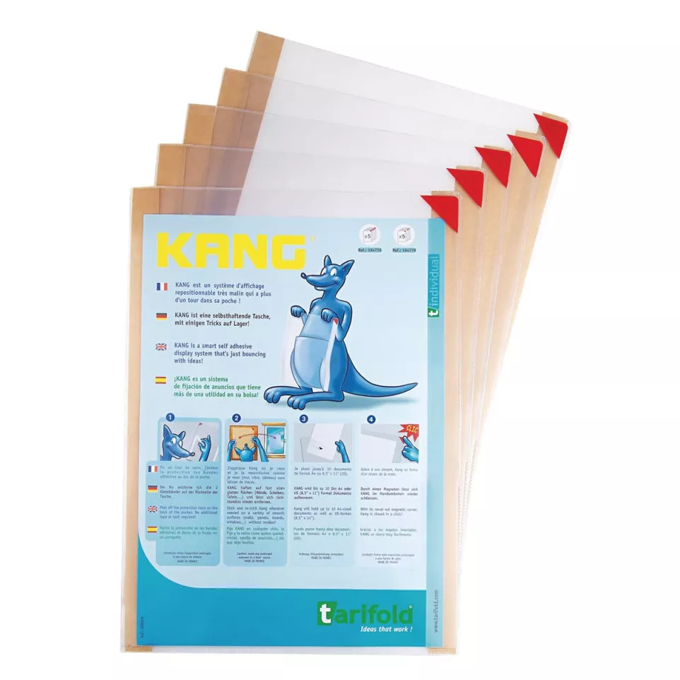 Tarifold poche repositionnable Kang...