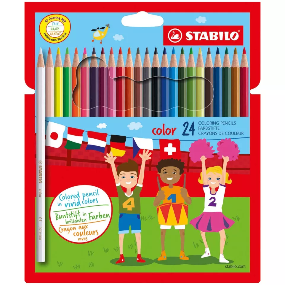 STABILO Color crayon de couleur, étui...