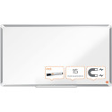 Nobo Premium Plus Widescreen magnetisch whiteboard, gelakt staal, ft 89 x 50 cm