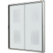 Nobo Premium Plus buitenvitrine, draaideur met slot, magnetisch, 12 x A4