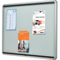 Nobo Premium Plus vitrine extérieure, porte rotante avec serrure, magnetique, 9 x A4