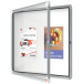 Nobo Premium Plus vitrine extérieure, porte rotante avec serrure, magnetique, 6 x A4